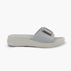 Classic Leather Slippers for Women with Cushioned Footbed