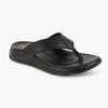Broad Strap, Cushioned Leather Slippers for Women