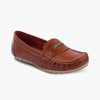 Medifeet Genuine Leather with Arch Support Loafers For Women's
