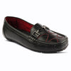 Medifeet Genuine Leather Metal Top Loafers with Arch Support For Women's
