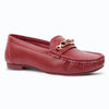 Medifeet Women’s Casual Leather Moc Toe Loafer Shoes | Pain-Free Walking Shoes