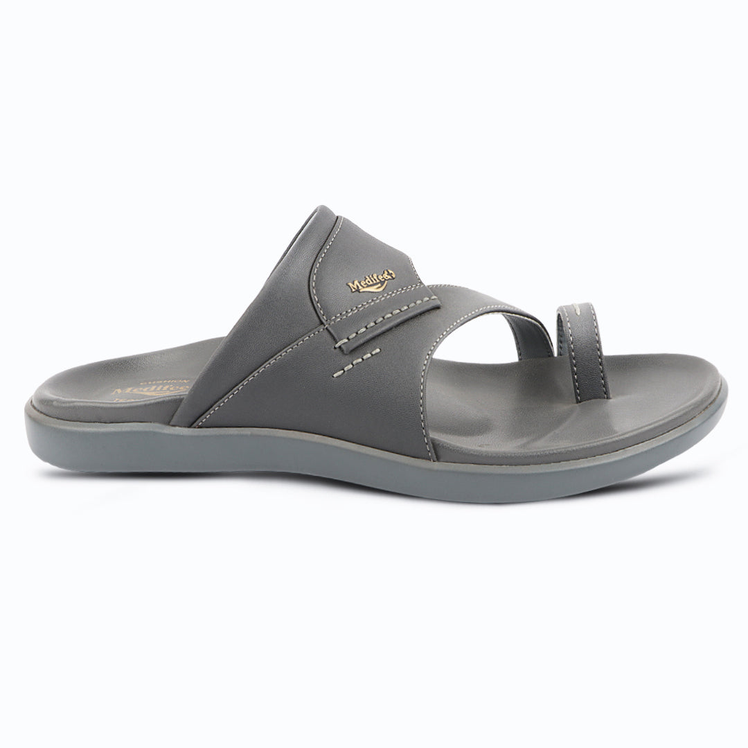 Medifeet Classic Design Leather Slippers for Men
(Ideal for Long Wear)