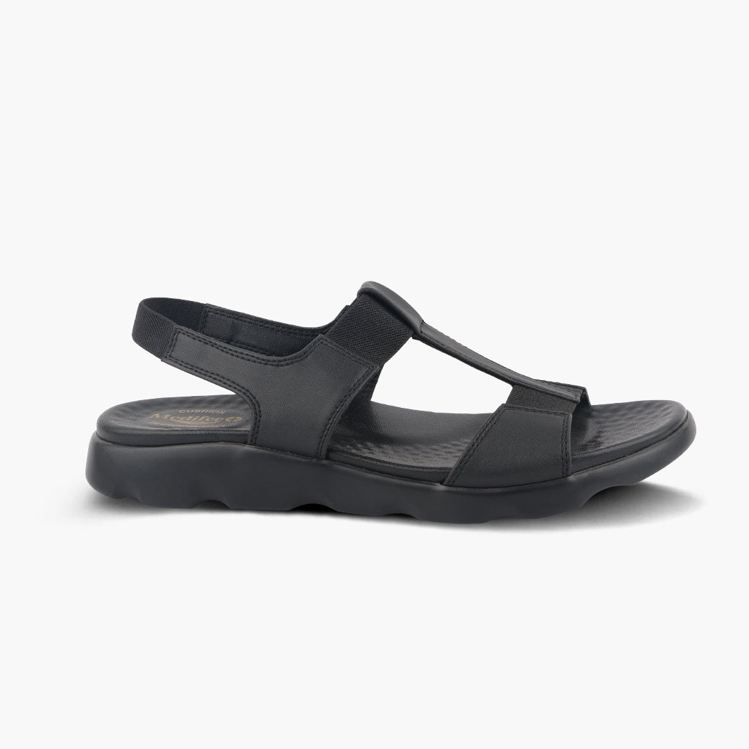 Medifeet Women's Back Strap Sandals For Women's (Arch Support with Cushion Footbed)
