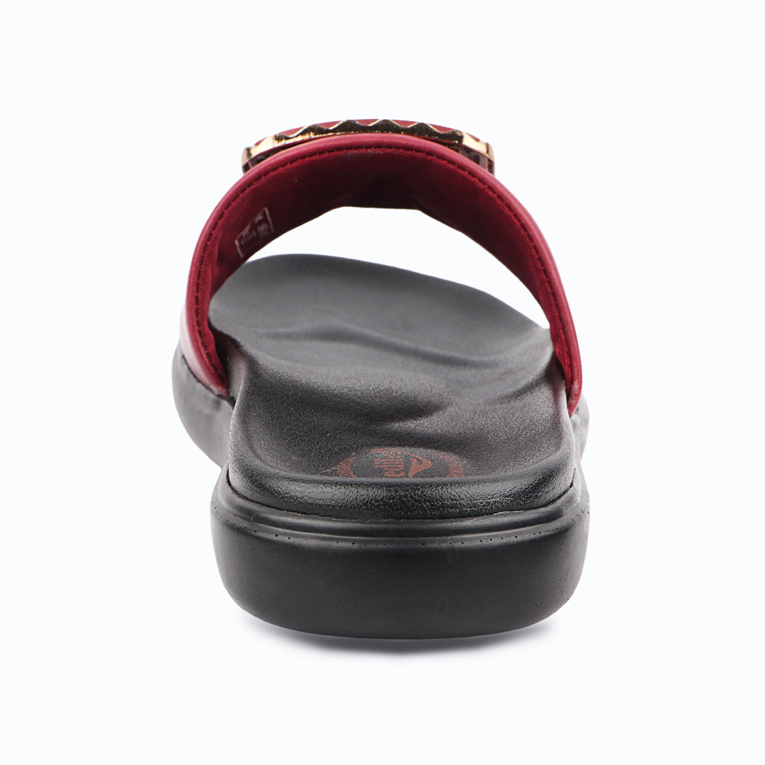 Medifeet Leather Sliders for Women (Comfortable & Classic Design)