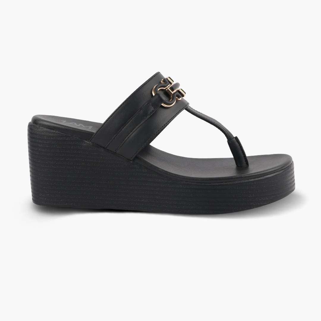 Cushioned Wedge Heel Sandals for Women (Arch Support)