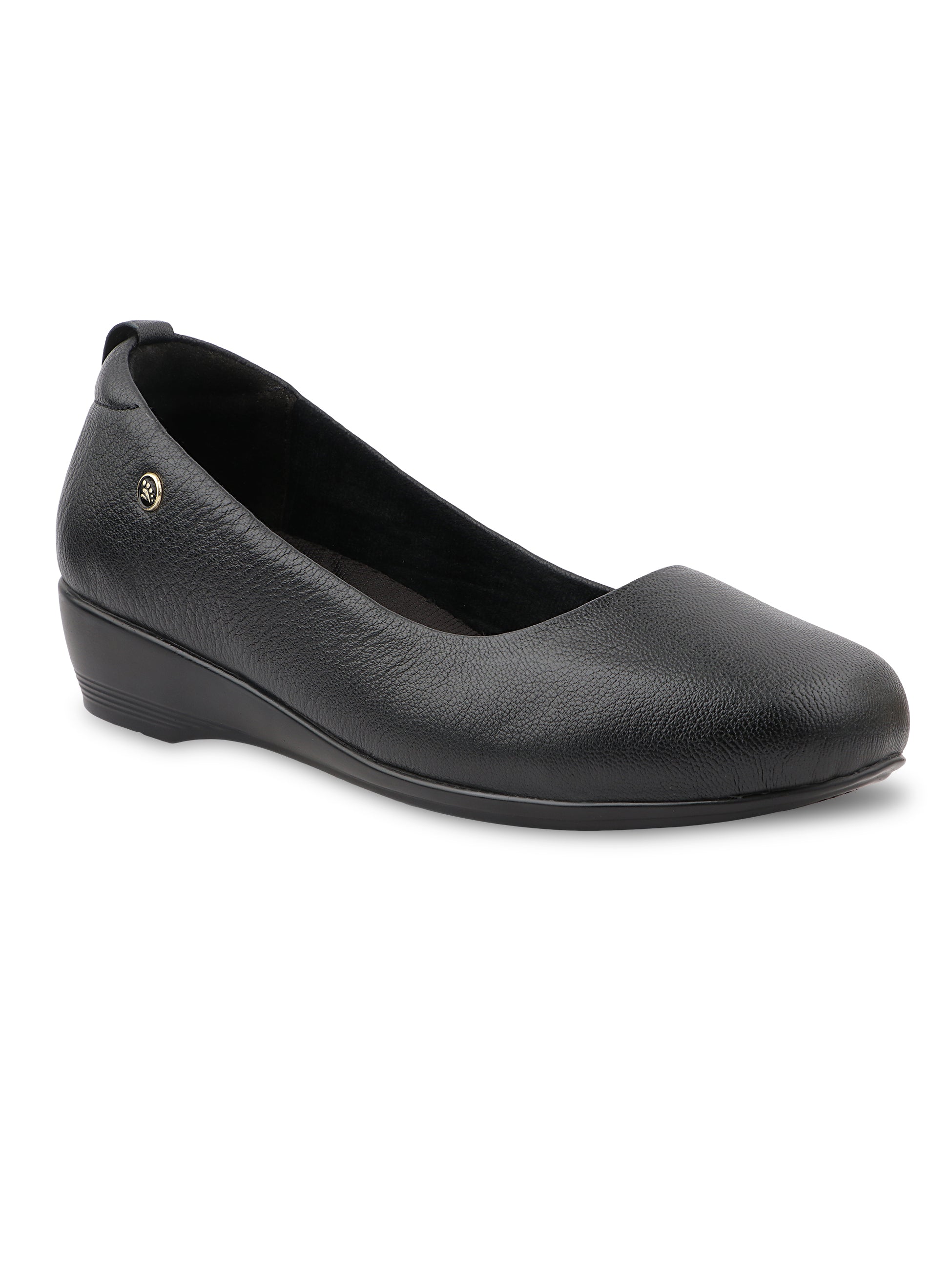 Medifeet Women's Heel Ballerina Slip-On Pump with Arch Support | Orthopedic Comfort | German Cushion Technology Footbed