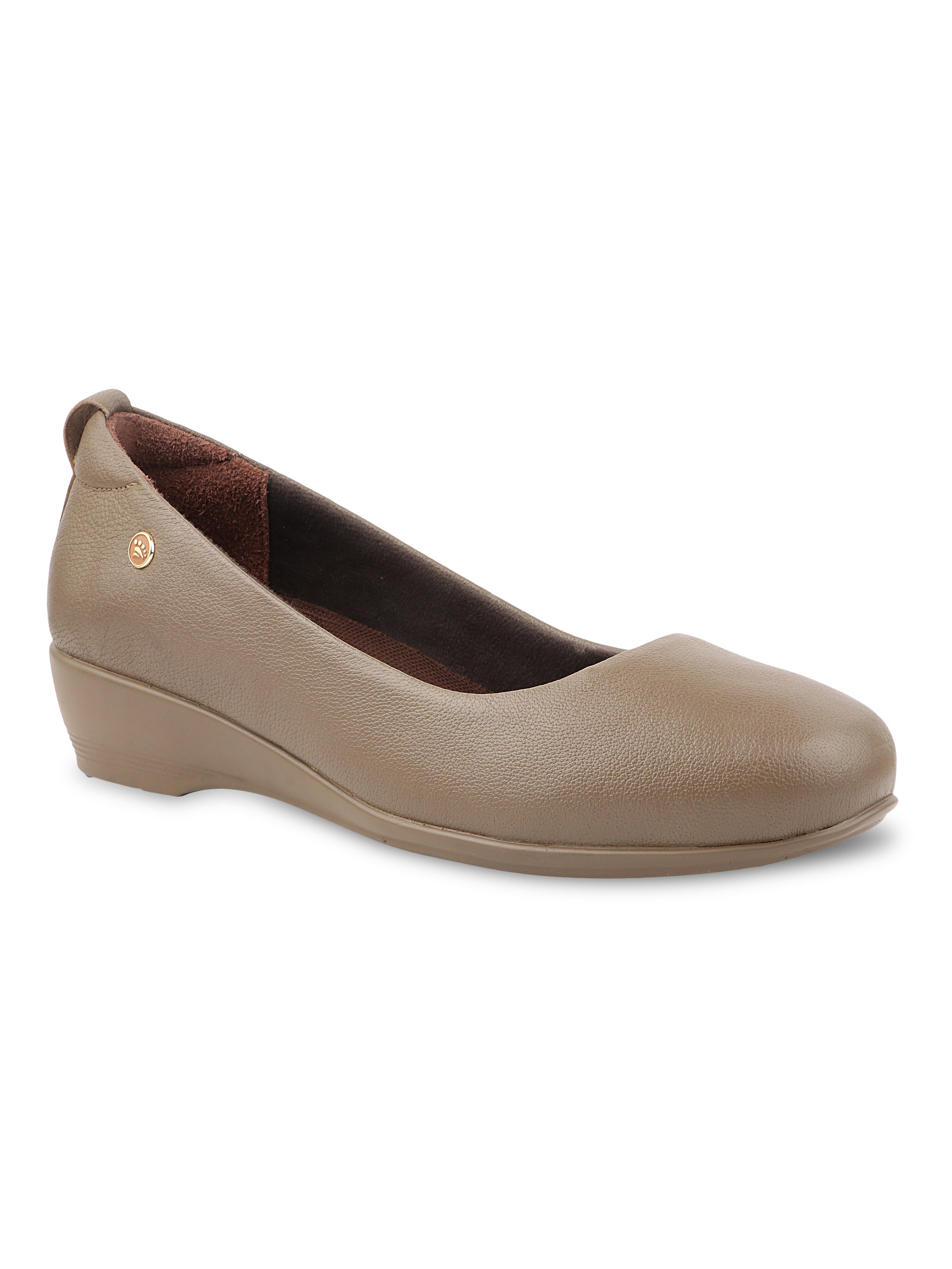 Medifeet Women's Heel Ballerina Slip-On Pump with Arch Support | Orthopedic Comfort | German Cushion Technology Footbed