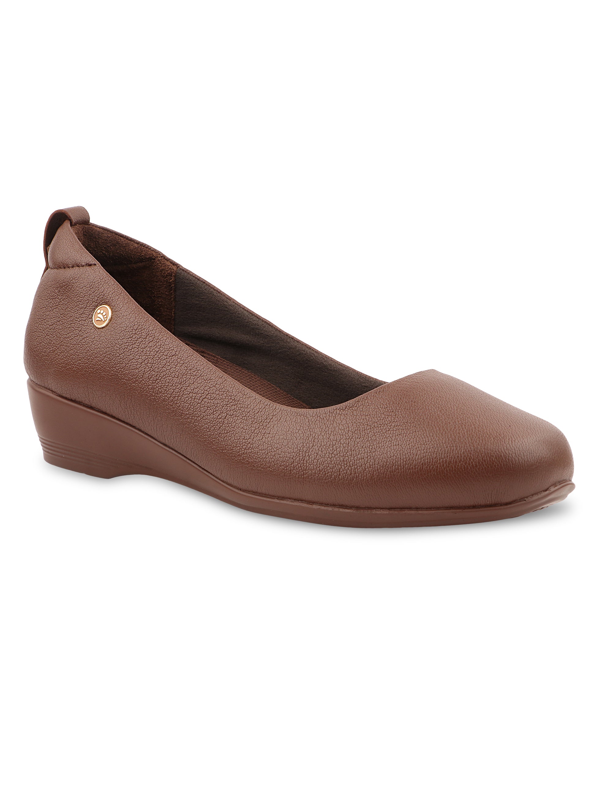 Medifeet Women's Heel Ballerina Slip-On Pump with Arch Support | Orthopedic Comfort | German Cushion Technology Footbed