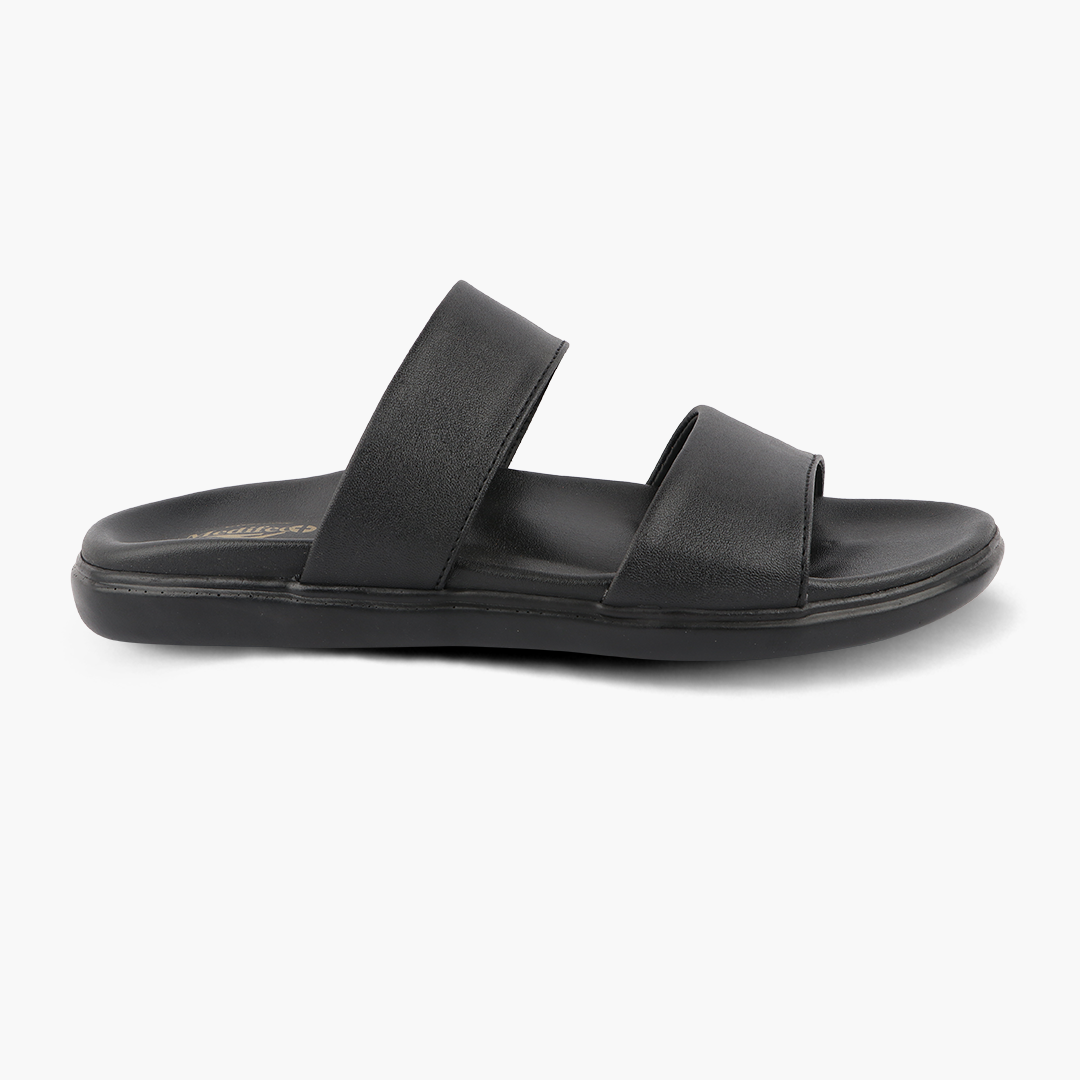 Medifeet Cushion & Comfortable Mono tone Slick Sandals For Women's