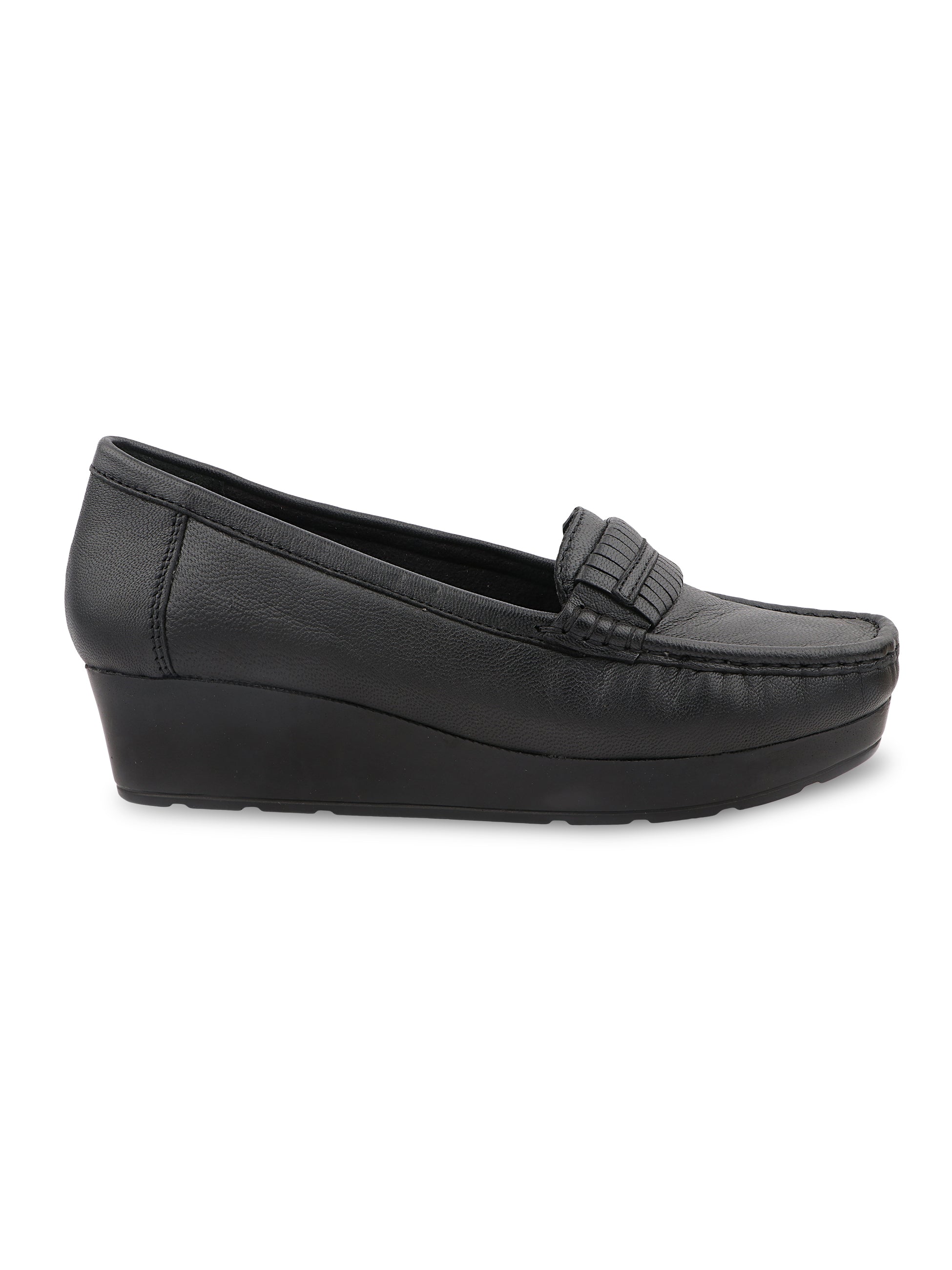 Medifeet Women's Platform Loafer Heels | Arch Support | Cushioned Insole | German Cushion Technology | Anti-Skid Sole | Posture Support | All-Day Comfort