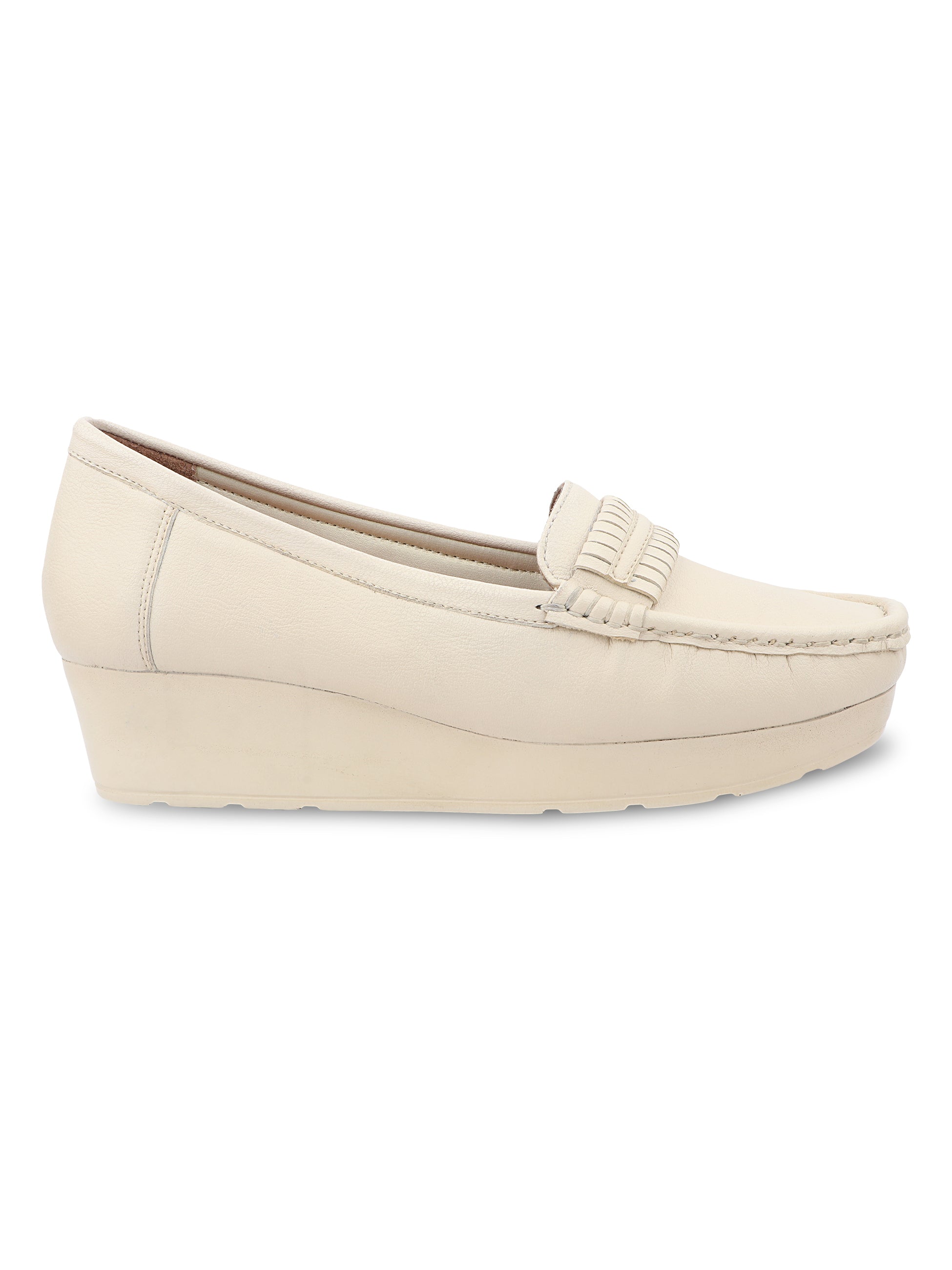 Medifeet Women's Platform Loafer Heels | Arch Support | Cushioned Insole | German Cushion Technology | Anti-Skid Sole | Posture Support | All-Day Comfort