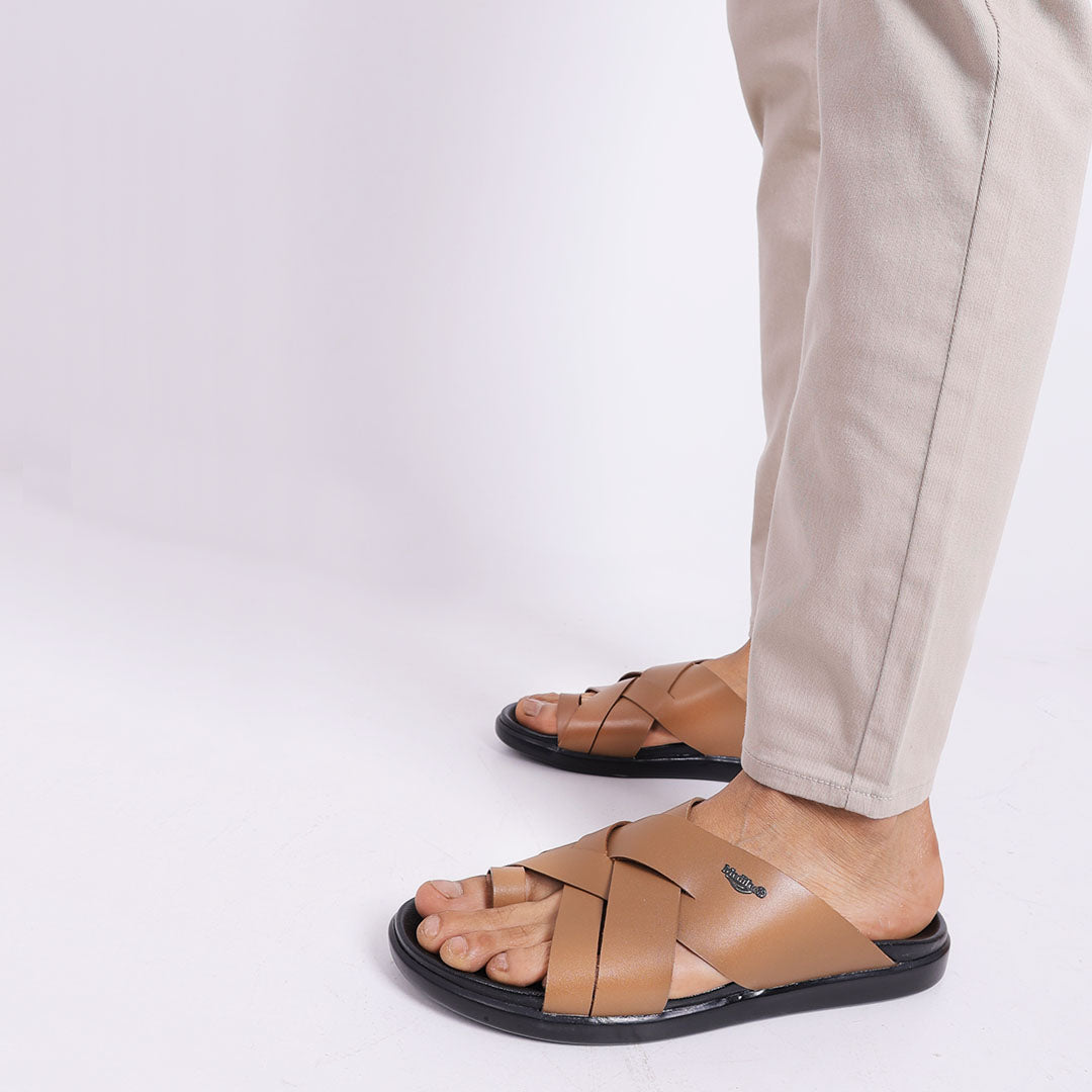 Medifeet Leather Slippers for Men (Classic)
(Extra Comfortable with Arch Support)