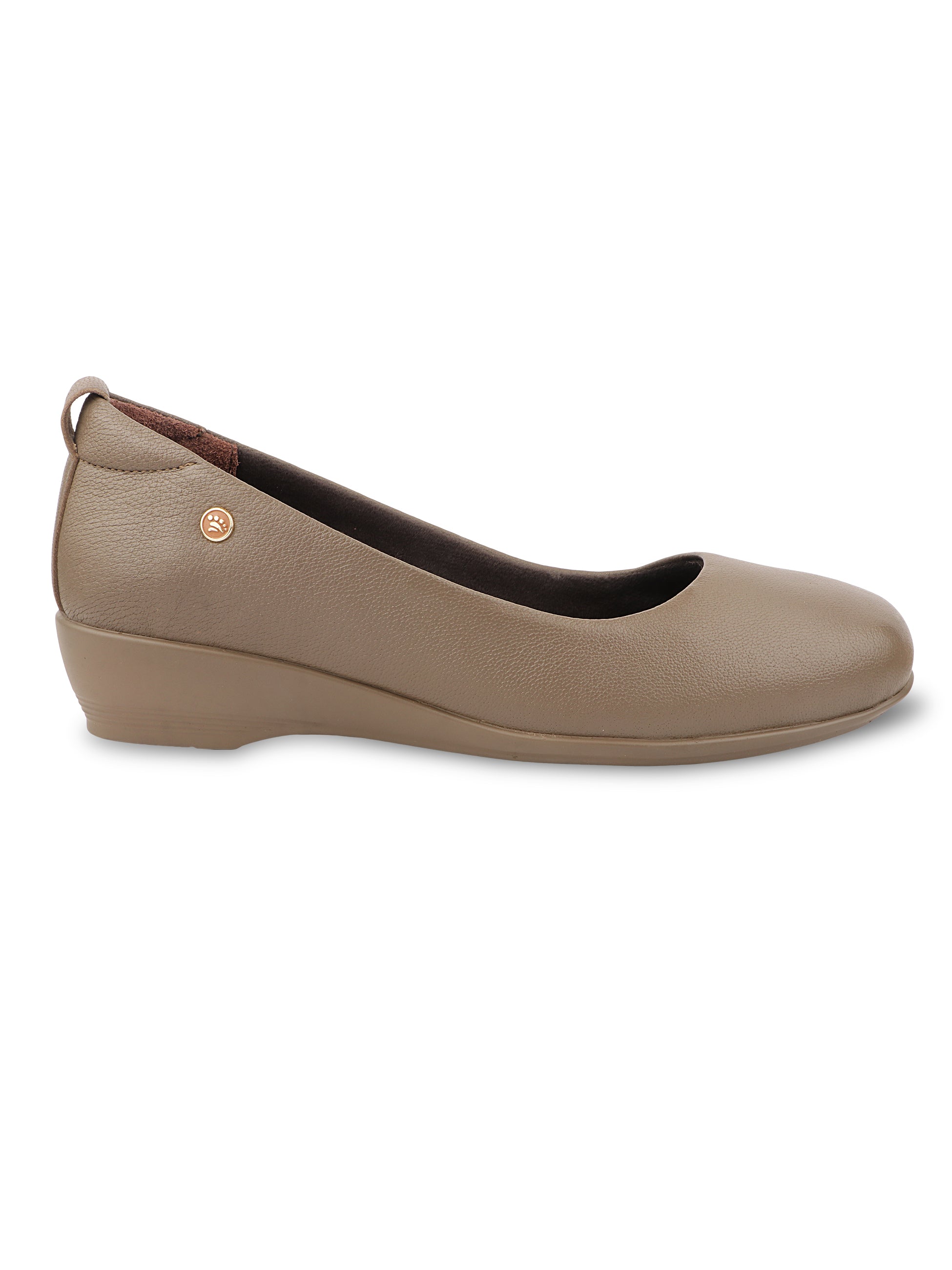 Medifeet Women's Heel Ballerina Slip-On Pump with Arch Support | Orthopedic Comfort | German Cushion Technology Footbed