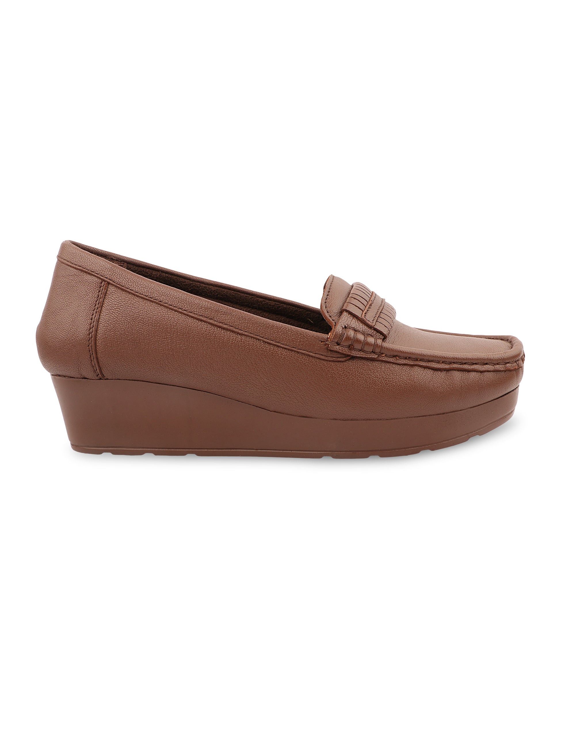 Medifeet Women's Platform Loafer Heels | Arch Support | Cushioned Insole | German Cushion Technology | Anti-Skid Sole | Posture Support | All-Day Comfort