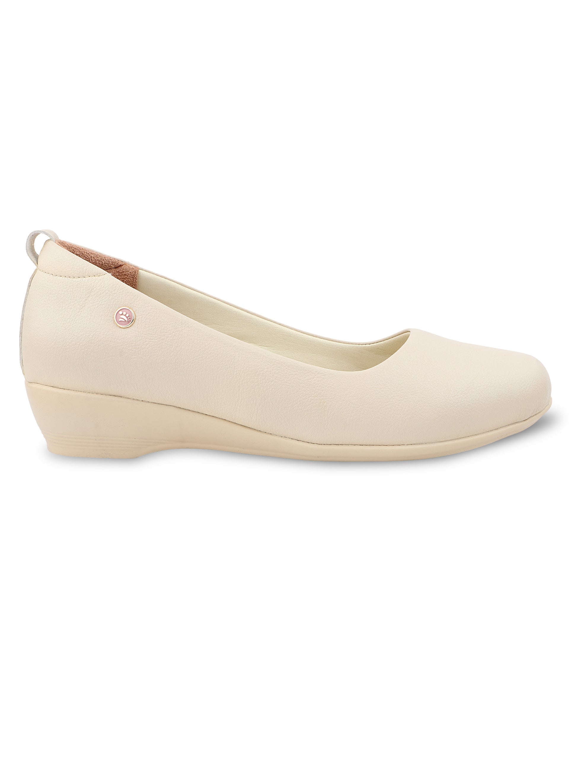 Medifeet Women's Heel Ballerina Slip-On Pump with Arch Support | Orthopedic Comfort | German Cushion Technology Footbed