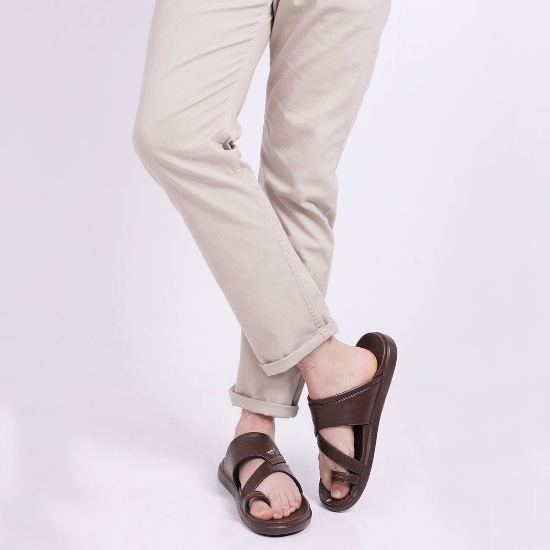 Medifeet Classic Design Leather Slippers for Men
(Ideal for Long Wear)
