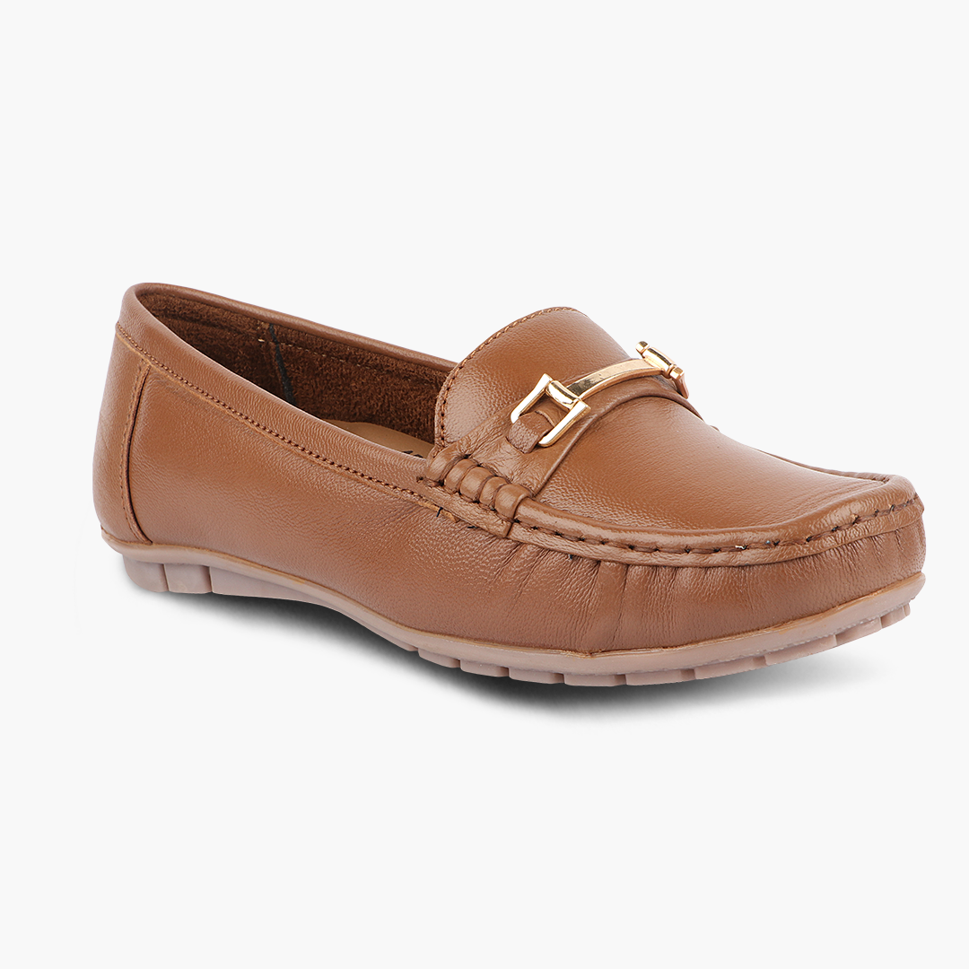 Medifeet Leather Moccasin / Loafers for Women
(Premium Leather | Cushioned Footbed)