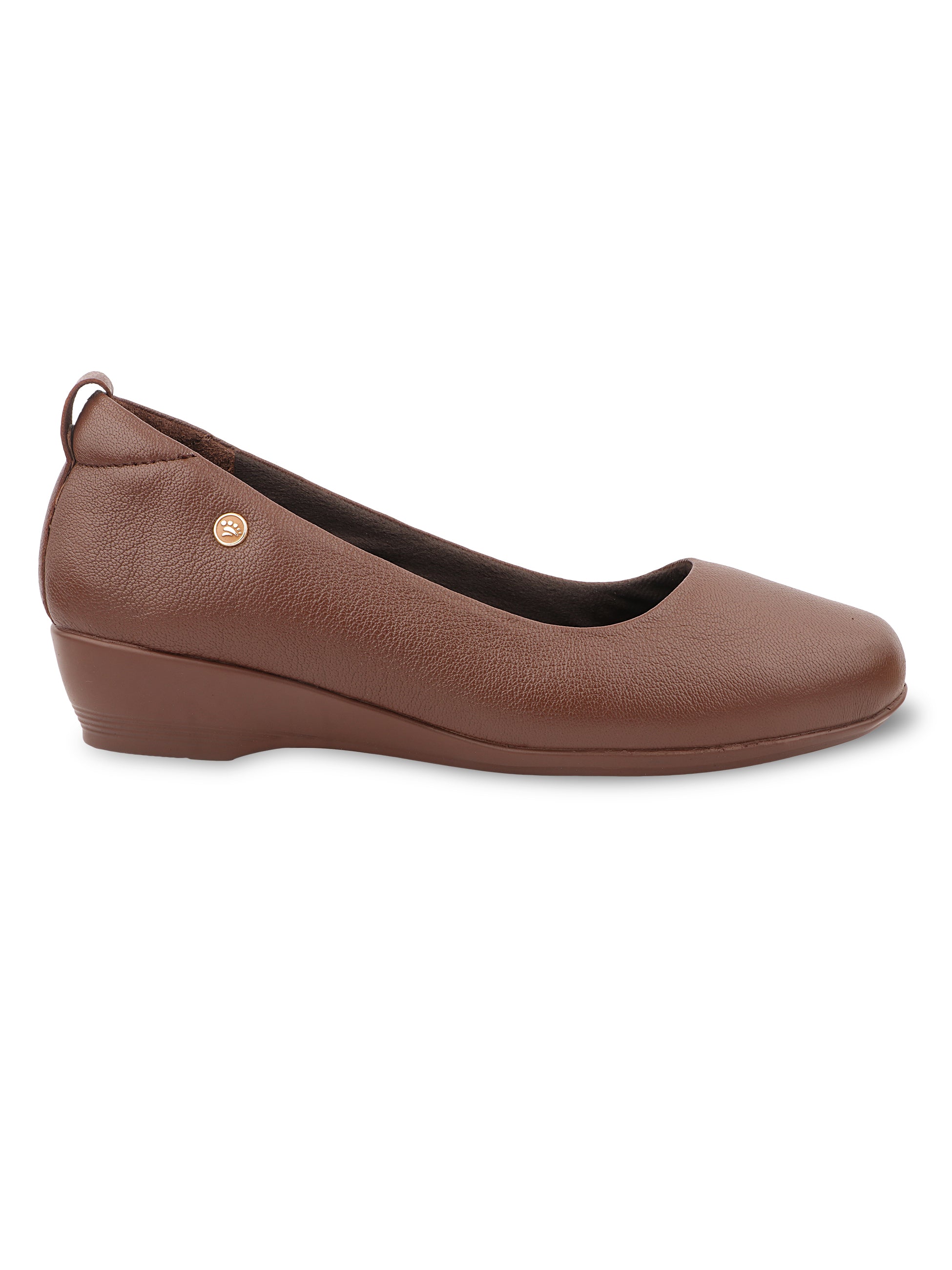Medifeet Women's Heel Ballerina Slip-On Pump with Arch Support | Orthopedic Comfort | German Cushion Technology Footbed