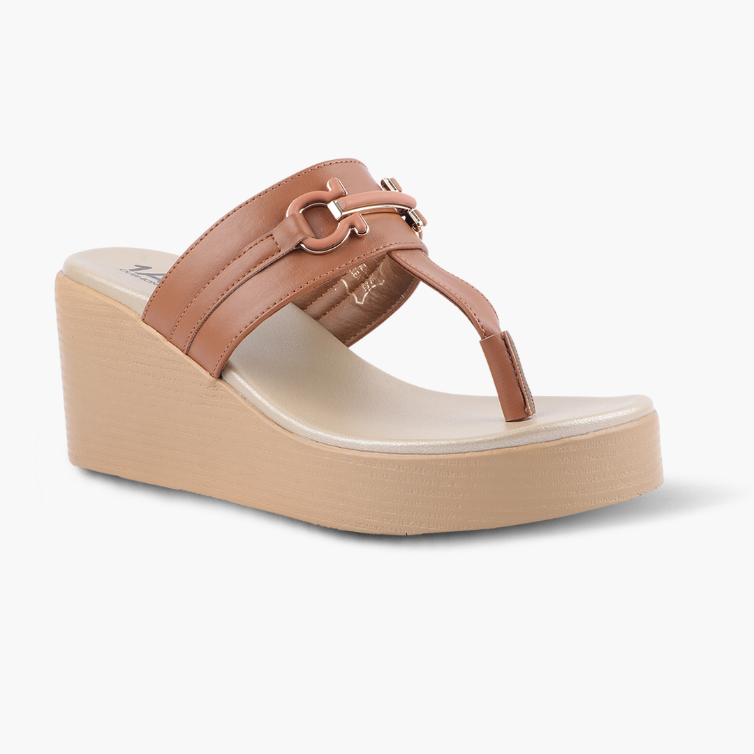 Cushioned Wedge Heel Sandals for Women (Arch Support)