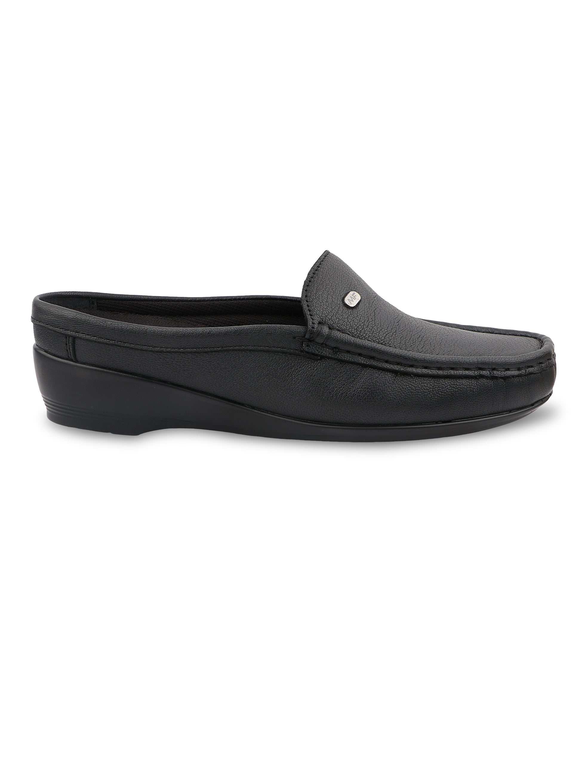 Medifeet Women’s Orthopedic Comfort Loafers – Black Slip-On Shoes with Arch Support & Cushioned Footbed