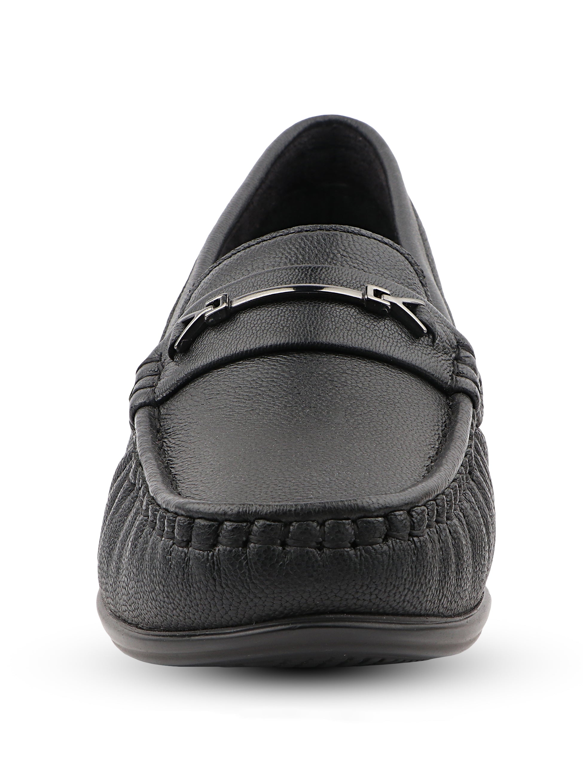 Medifeet Women’s Orthopedic Comfort Loafers – Slip-On Wedge Shoes with Arch Support, Cushioned Footbed & Metallic Horsebit Detail