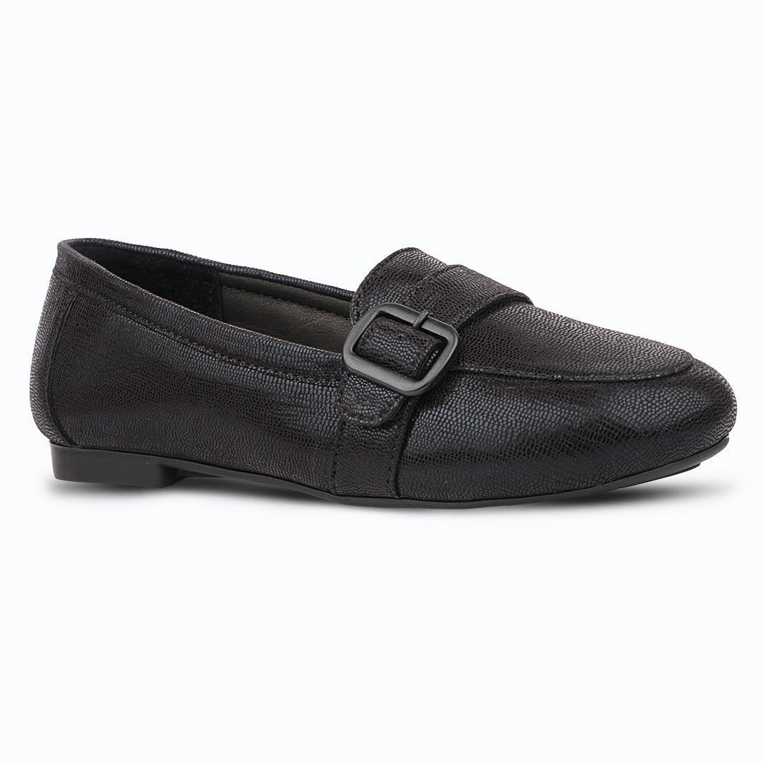 Medifeet Arlo Buckle Comfort Loafer For Women’s Lightweight Cushioned Office & Casual Shoes for All-Day Support