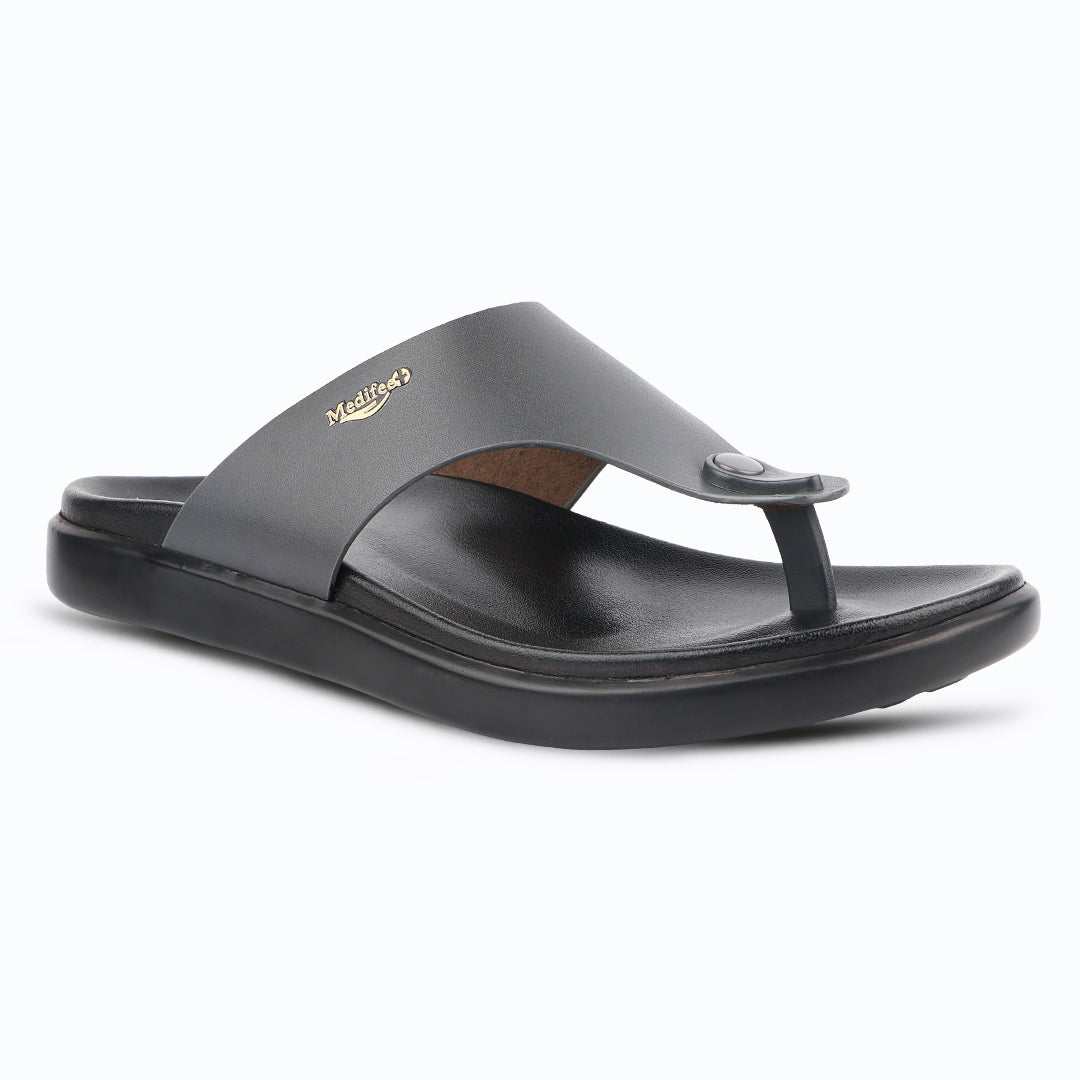 Medifeet Diabetic Slippers With Arch Support & Anti Skid || Comfortable & Cushion Slippers For Men's
