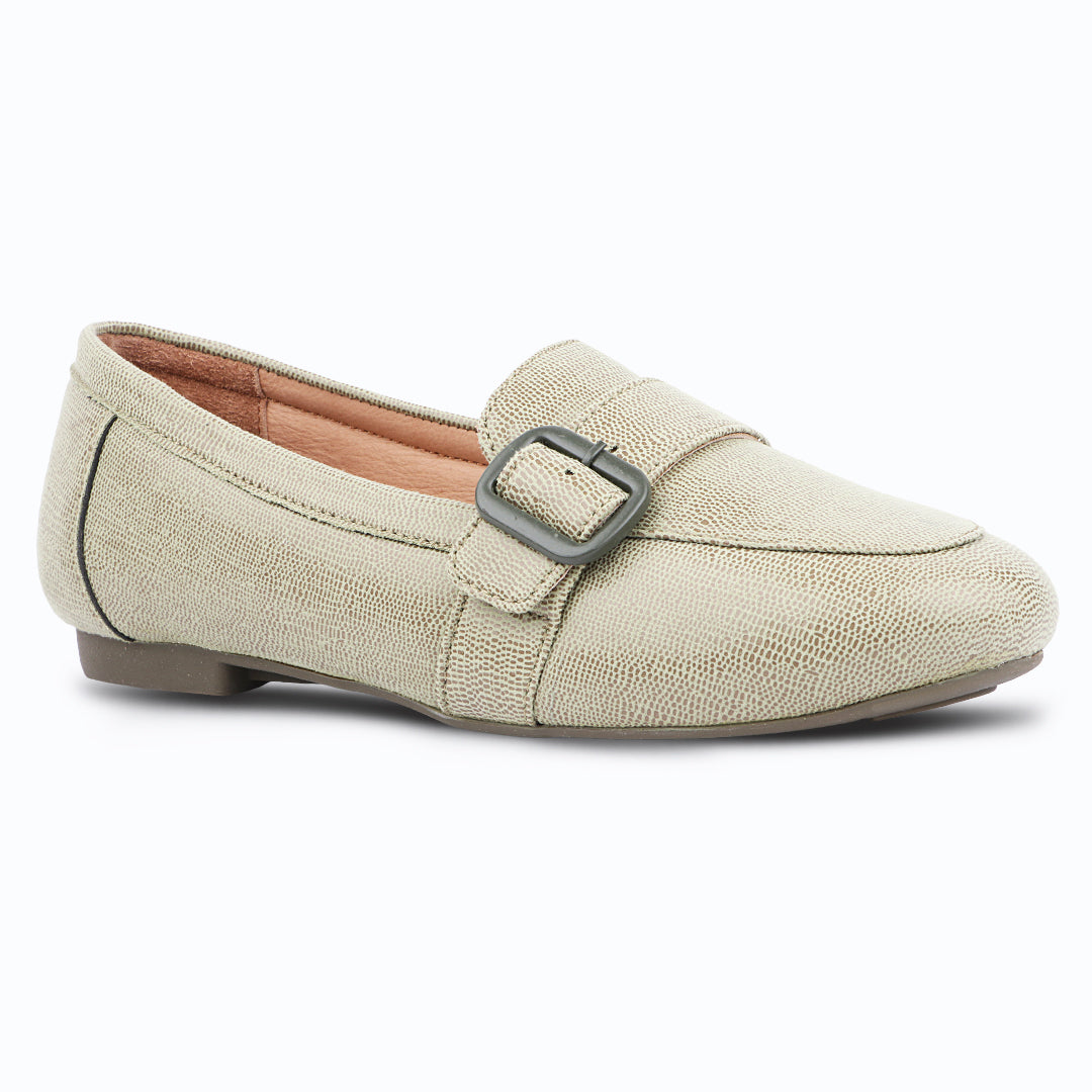 Medifeet Arlo Buckle Comfort Loafer For Women’s Lightweight Cushioned Office & Casual Shoes for All-Day Support