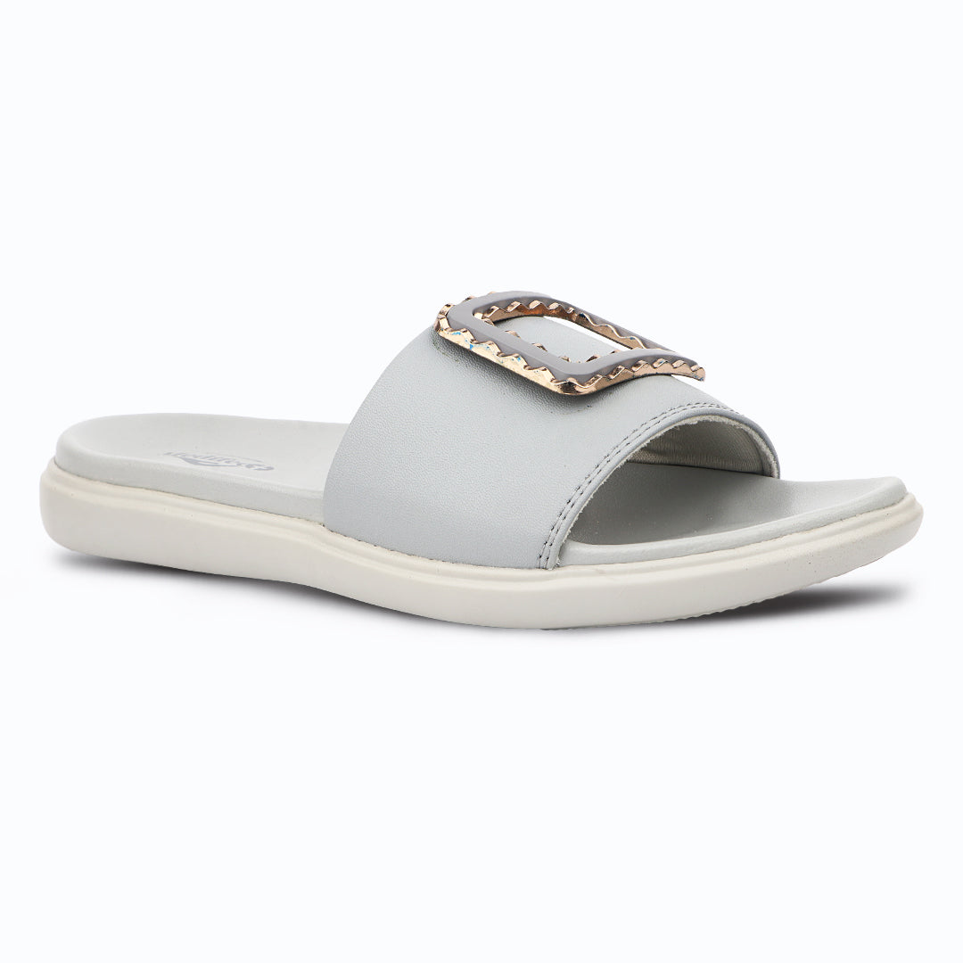 Medifeet Leather Sliders for Women (Comfortable & Classic Design)