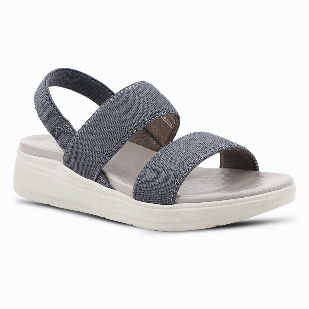 Medifeet Women's Dual Strap Fashion Sandals (with High Back Strap & Arch Support)