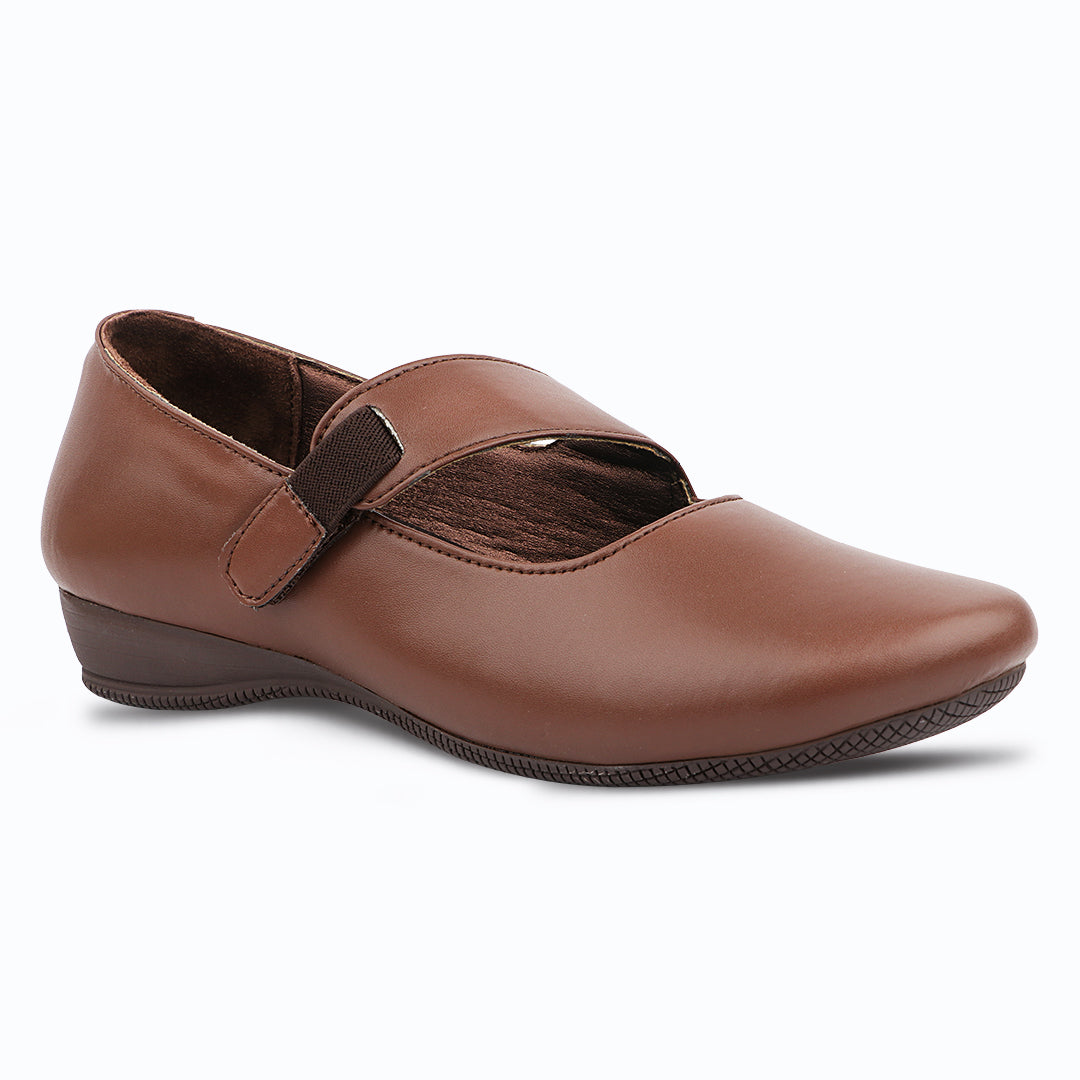 Medifeet Women’s Mary Jane Strap Office & Casual Shoes | Soft Cushioned Comfort | Long Hours Work Support