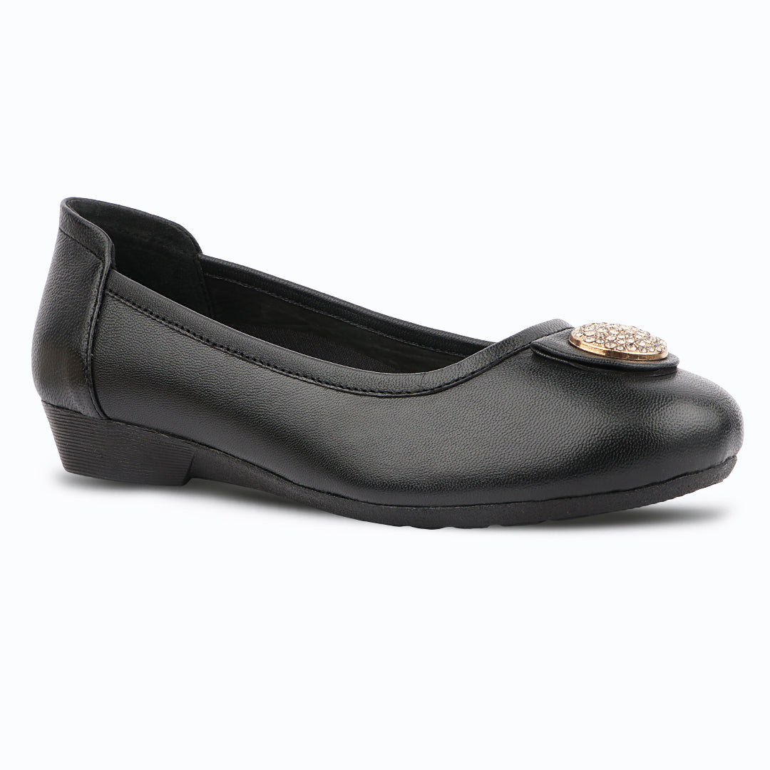 Medifeet 'Desk to Dinner' Chic Embellished 'Ballerinas' for Women Ballet Flats Shoes (Cushion Technology)