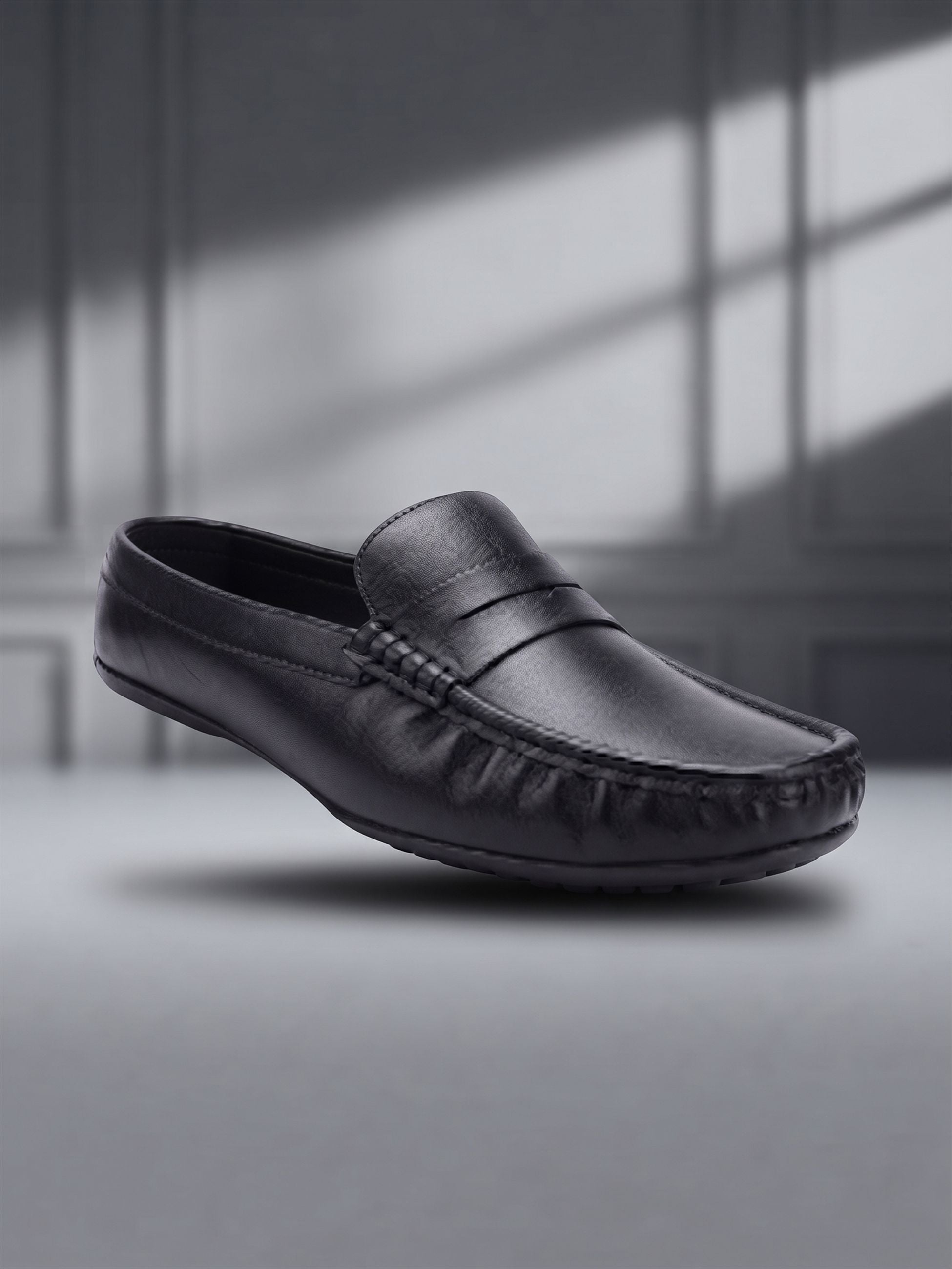 Medifeet Men’s Comfort Penny Loafers – Low Back Formal Shoes with Arch Support & Foot Balancing | Bounce-Back Comfort Insole, Orthopedic Comfort & Anti-Skid Sole for Long-Hour Standing Support