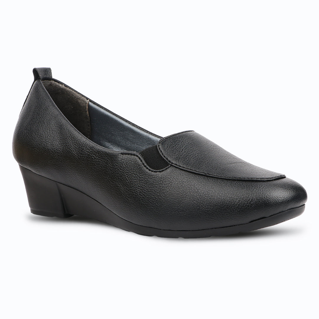 Medifeet Women’s Low Heel Comfort Shoes with Arch Support– Lightweight Cushioned Office & Casual Shoes