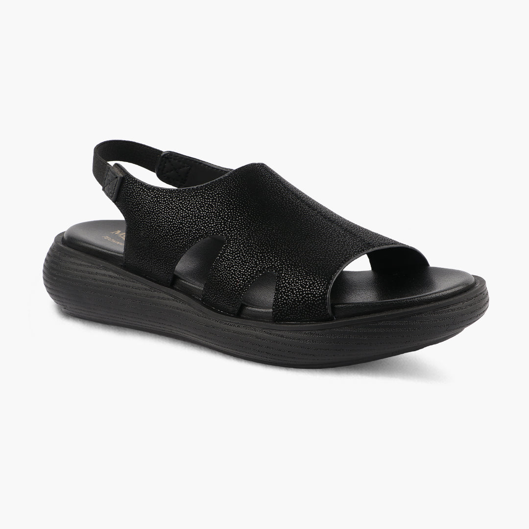 Medifeet Extra Stylish and Comfy Sandals for Women  (with High Back Strap & Arch Support)
