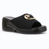 Medifeet Women's Elegant Comfort With Fashion Wedge Slide Sandals with Soft Cushioned Footbed & Engineered with BASF German Technology