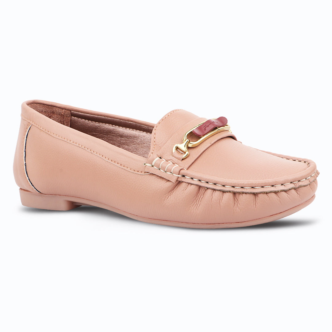 Medifeet Women’s Casual Leather Moc Toe Loafer Shoes | Pain-Free Walking Shoes