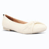Medifeet SoftWalk Women’s Knot Ballet Flats | Cushioned Slip-On Comfortable Shoes | Orthopedic Comfort Ballerina Flats
