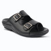 Medifeet Men's Orthopedic Comfort Sandals | Adjustable Double Buckle | Ergonomic Arch Support | Soft Cushioned Footbed | Lightweight Anti-Slip Walking Slides | Everyday Casual Footwear