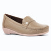 Medifeet Premium Leather Moccasin Loafers for Women | Plush Padded Footbed, Anatomical Arch Support, Breathable Inner Lining Loafers