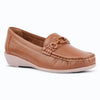 Medifeet Women’s Comfort Loafers – Genuine Leather Slip-On Flats with Arch Support & Cushioned Insole