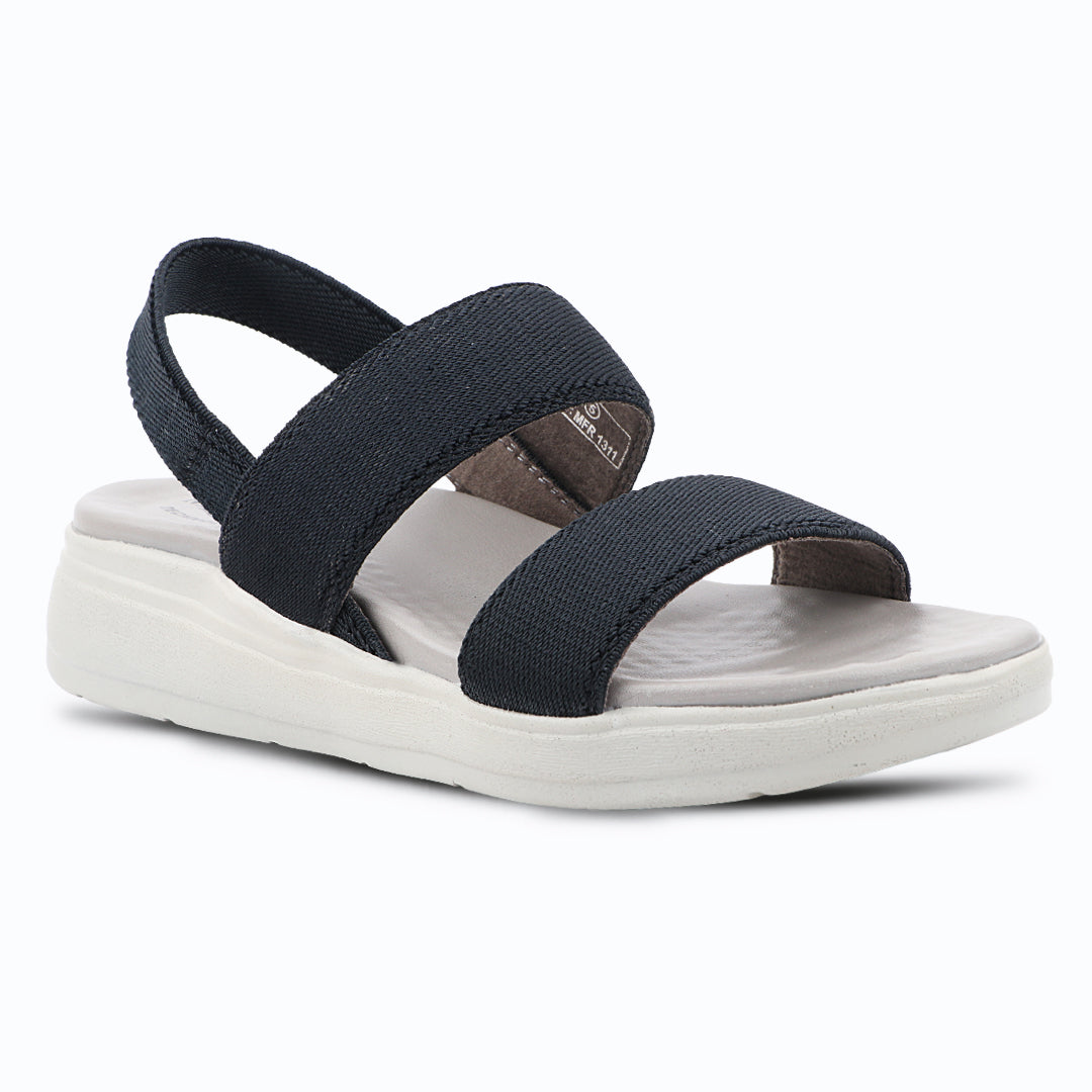 Medifeet Women's Dual Strap Fashion Sandals (with High Back Strap & Arch Support)