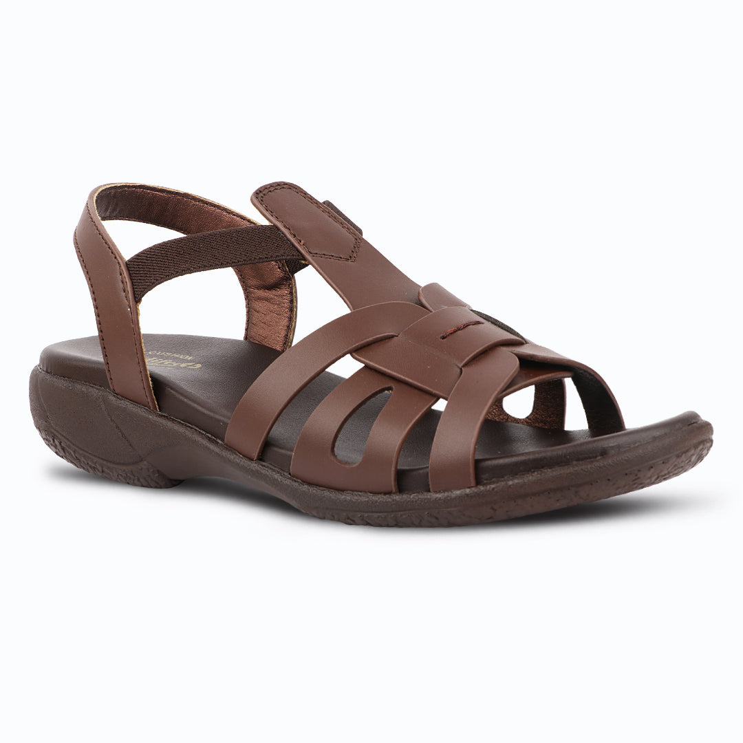Medifeet Women's Supportive Fisherman Slingback Sandals | Arch Support | Cushioned Footbed | Lightweight Anti-Slip Walking Sandals