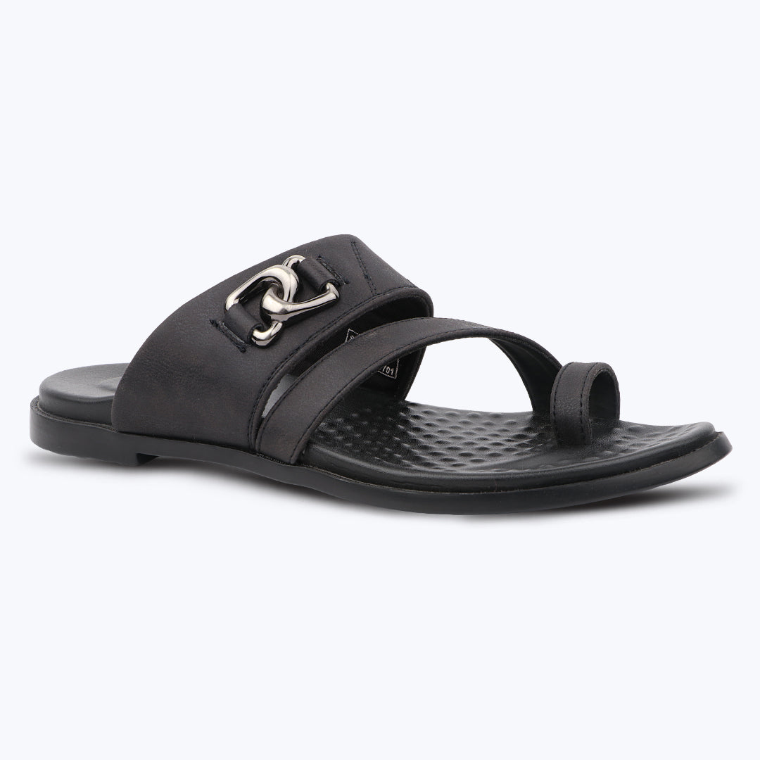 Medifeet Men's Comfort Toe Ring Sandals | Premium Orthopedic Support | Soft Cushioned Footbed | Lightweight Flexible Sole | Elegant Everyday Walking Sandals |