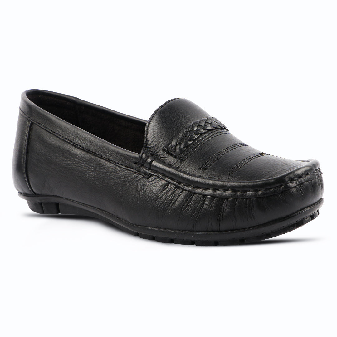 Medifeet Genuine Leather Comfortable & Arch Support Loafers For Women's