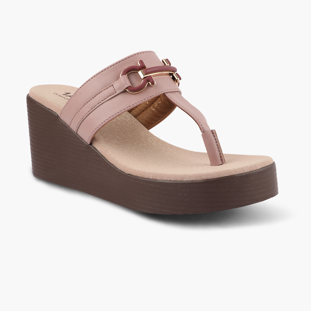 Cushioned Wedge Heel Sandals for Women (Arch Support)