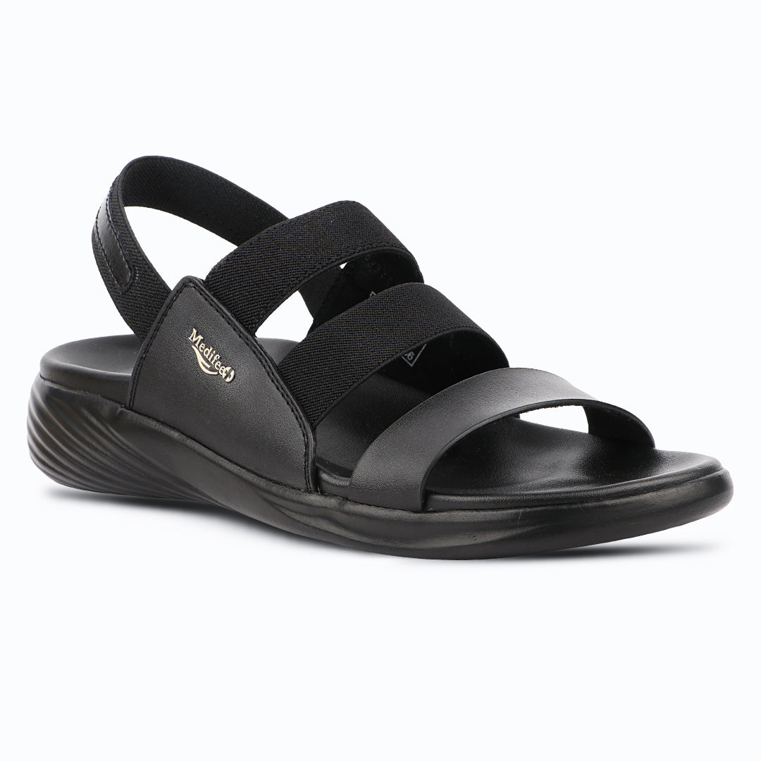 Medifeet TrioStyle Slingback Sandals for Women | Arch Support | Fashionable & Comfortable