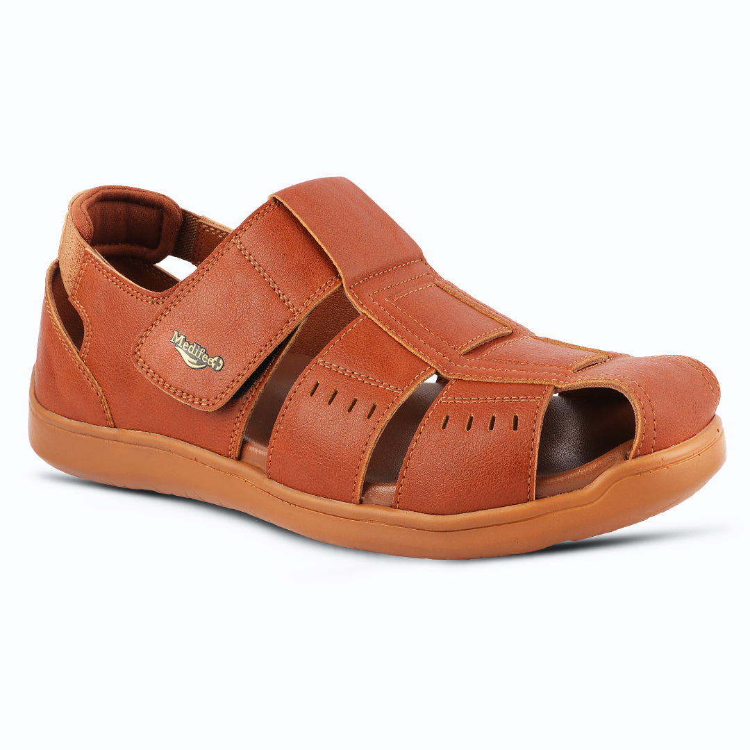 Ortho-Friendly Ankle-Strap Fisherman Sandals For Men's