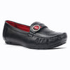 Medifeet Genuine Leather Comfort With Arch Support Loafers For Women's