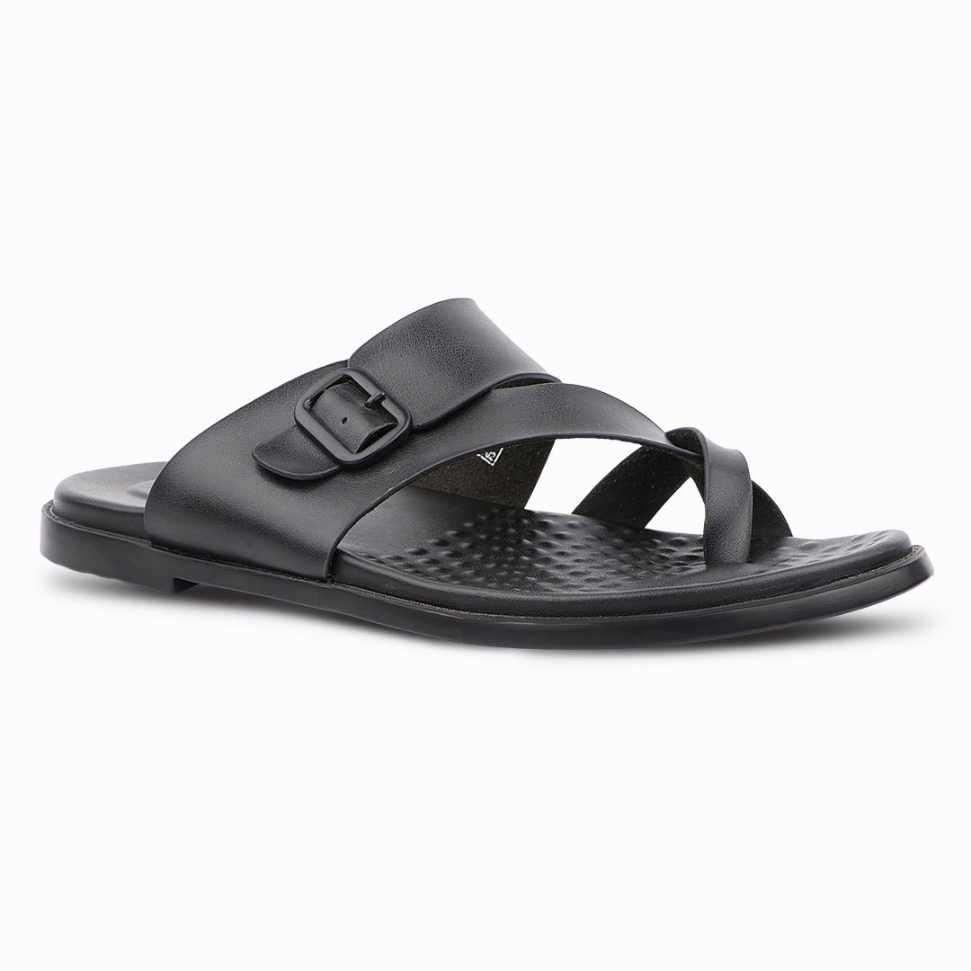 Medifeet Ortho-Stride Adjustable Toe-Ring Slide Sandals with Cushion Footbed